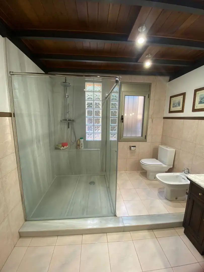 Bathroom of Houses for sale in Teià  with Heating, Terrace and Storage room