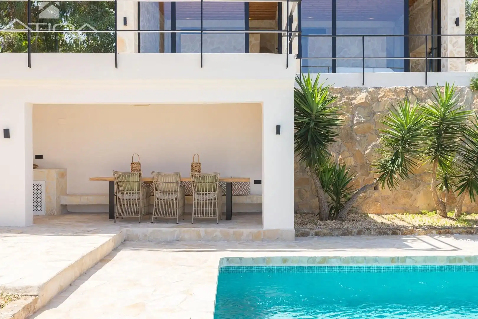 Terraza de Casa o chalet en venta en Jávea / Xàbia con Aire acondicionado, Calefacción y Jardín privado