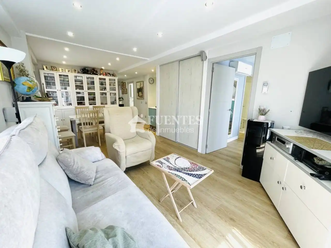 Sala de estar de Piso en venta en Alicante / Alacant con Aire acondicionado, Calefacción y Terraza