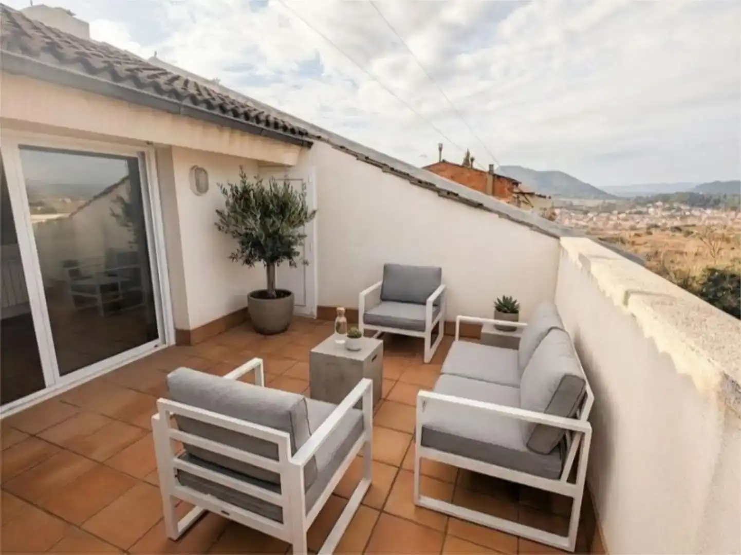 Terrasse von Wohnung zum Verkauf in Manresa mit Klimaanlage und Balkon