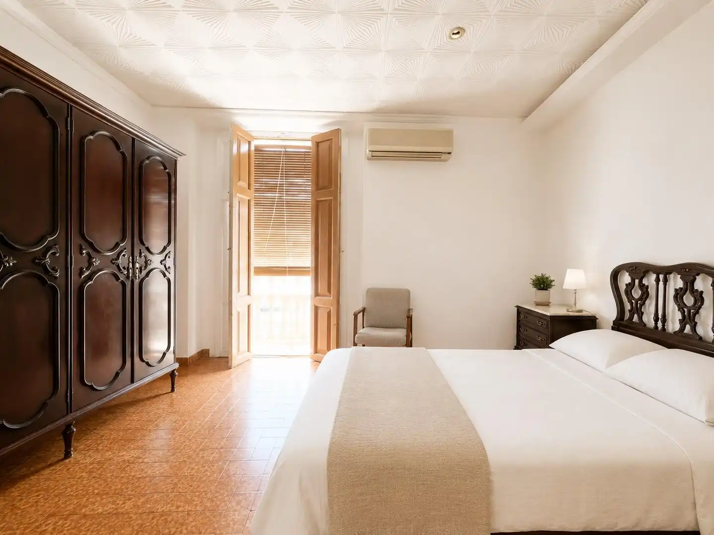 Bedroom of Houses for sale in Museros  with Terrace and Balcony