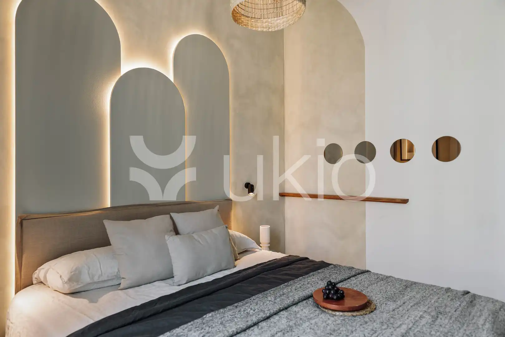 Habitación de Apartamento de alquiler en Barcelona con Aire acondicionado, Calefacción y Amueblado