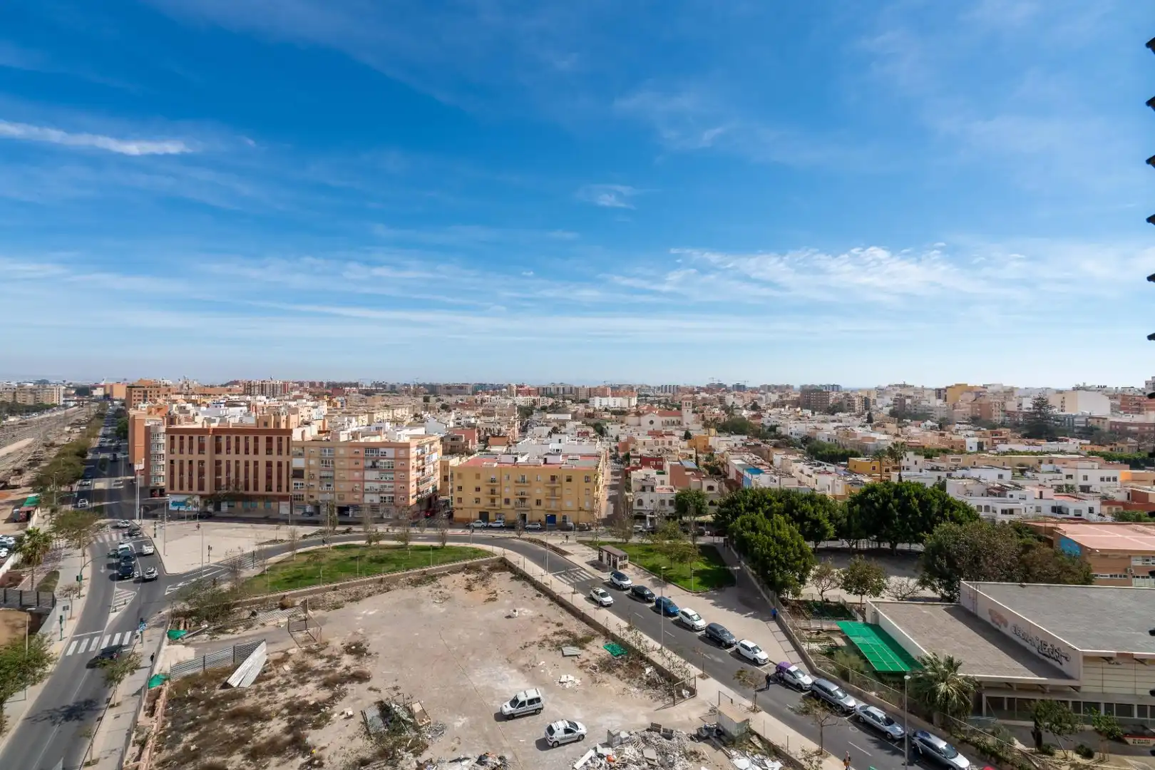 Exterior view of Flat for rent in Almería  with Air Conditioner, Heating and Private garden