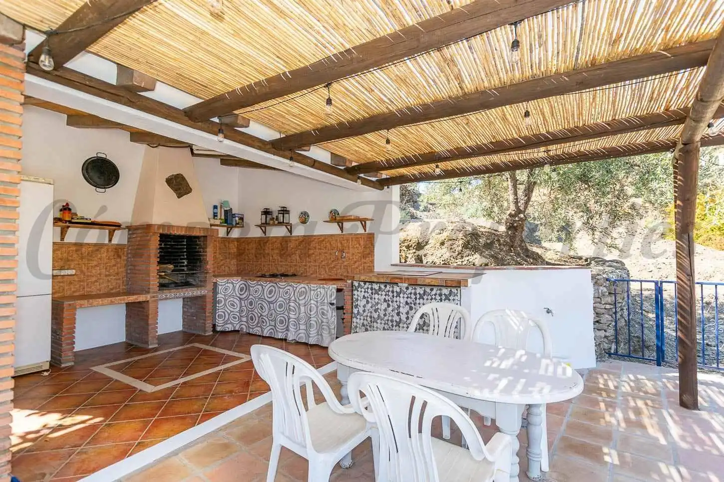 Terrace of Houses for rent in Cómpeta  with Air Conditioner, Private garden and Terrace