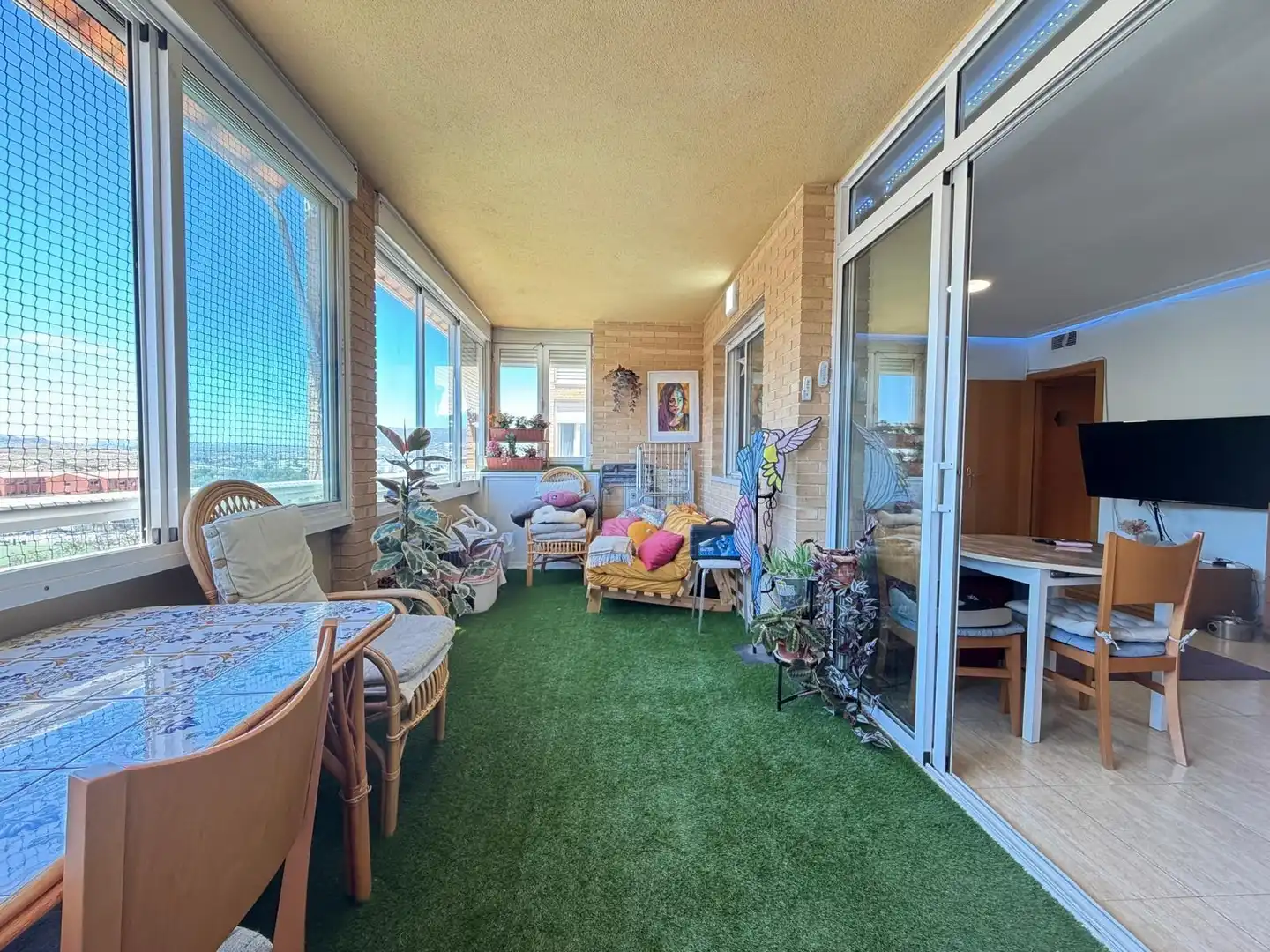 Terraza de Piso en venta en Alicante / Alacant con Aire acondicionado y Piscina comunitaria