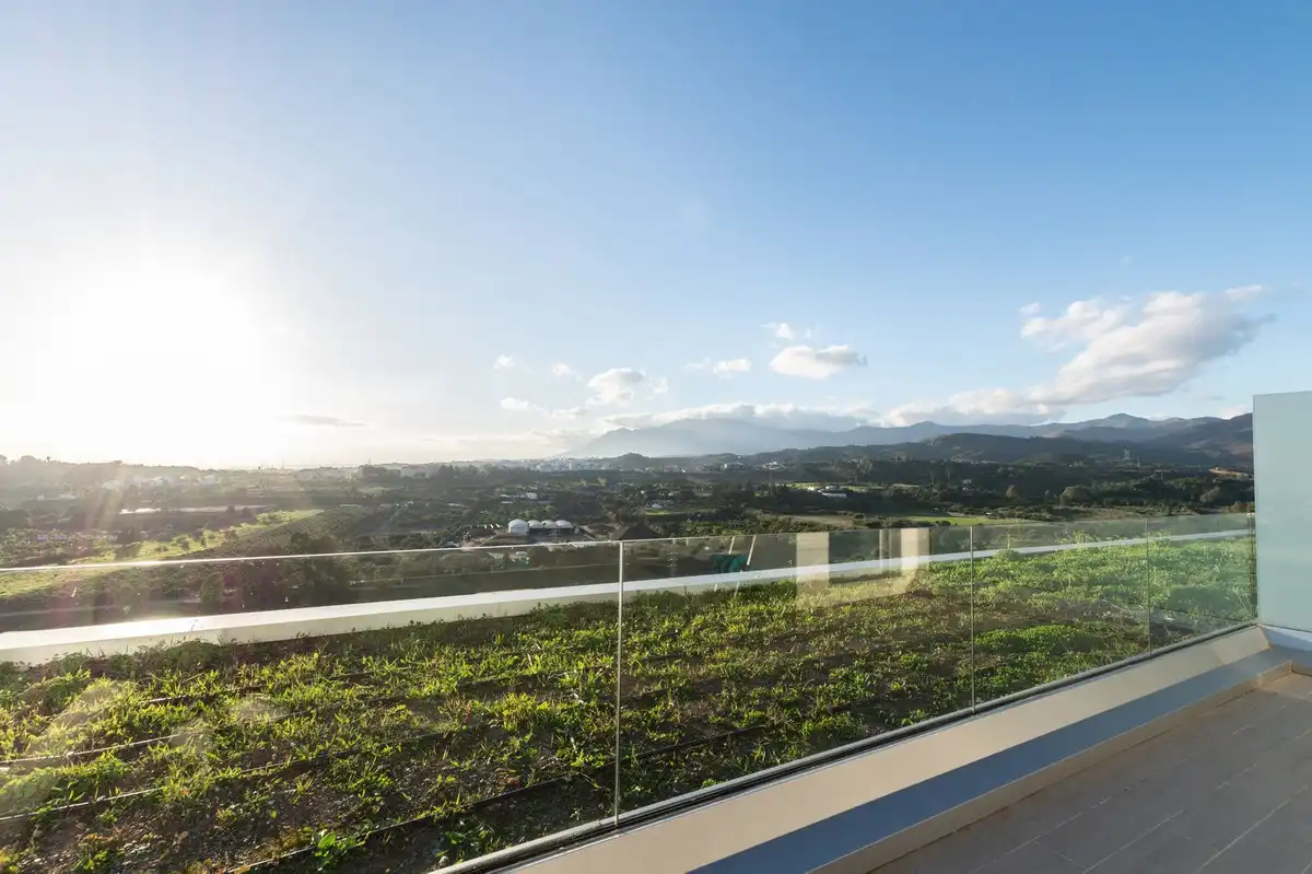 Terrace of Detached homes for sale in Estepona  with Air Conditioner, Terrace and Swimming Pool