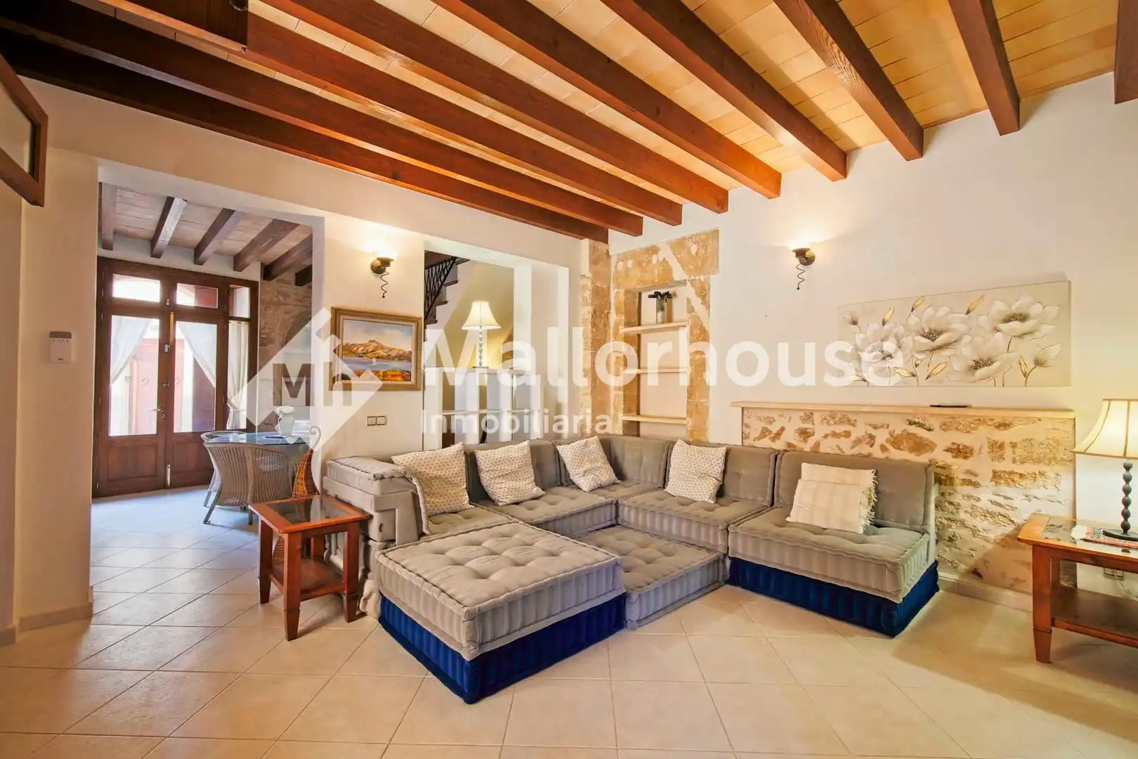 Living room of Detached homes for sale in Alcúdia  with Air Conditioner, Private garden and Terrace