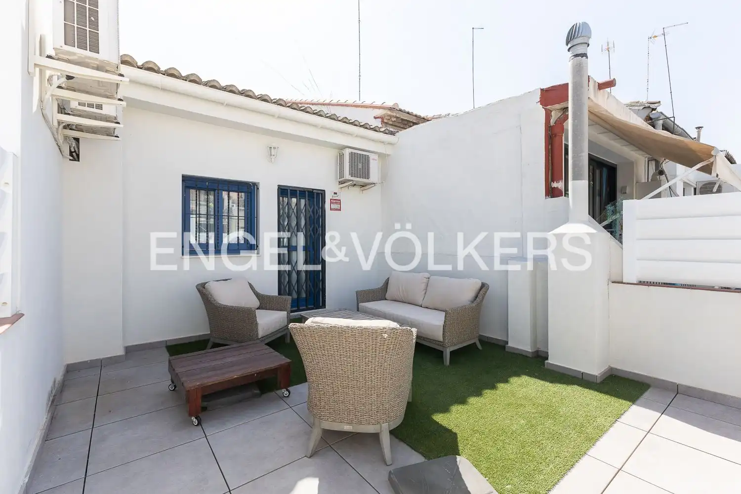 Terraza de Casa adosada en venta en Valencia con Aire acondicionado, Calefacción y Parquet