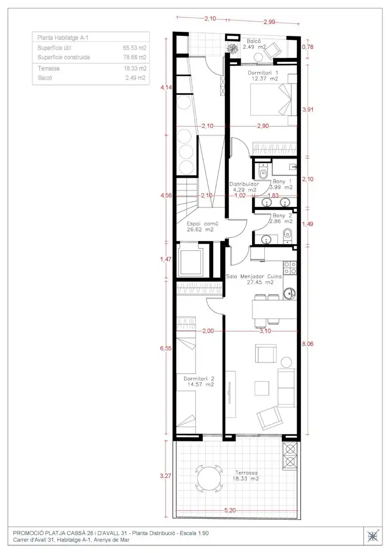Ground floor for sale in Arenys de Mar  with Heating, Terrace and Balcony