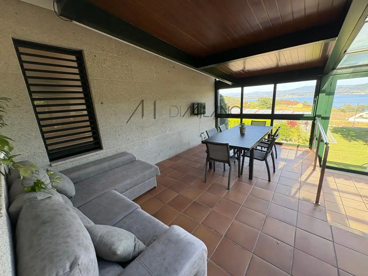 Terraza de Casa o chalet en venta en Poio con Calefacción, Jardín privado y Parquet