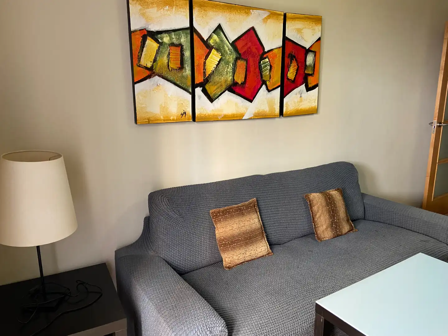 Living room of Flat for rent in Granada  with Heating, Furnished and Oven