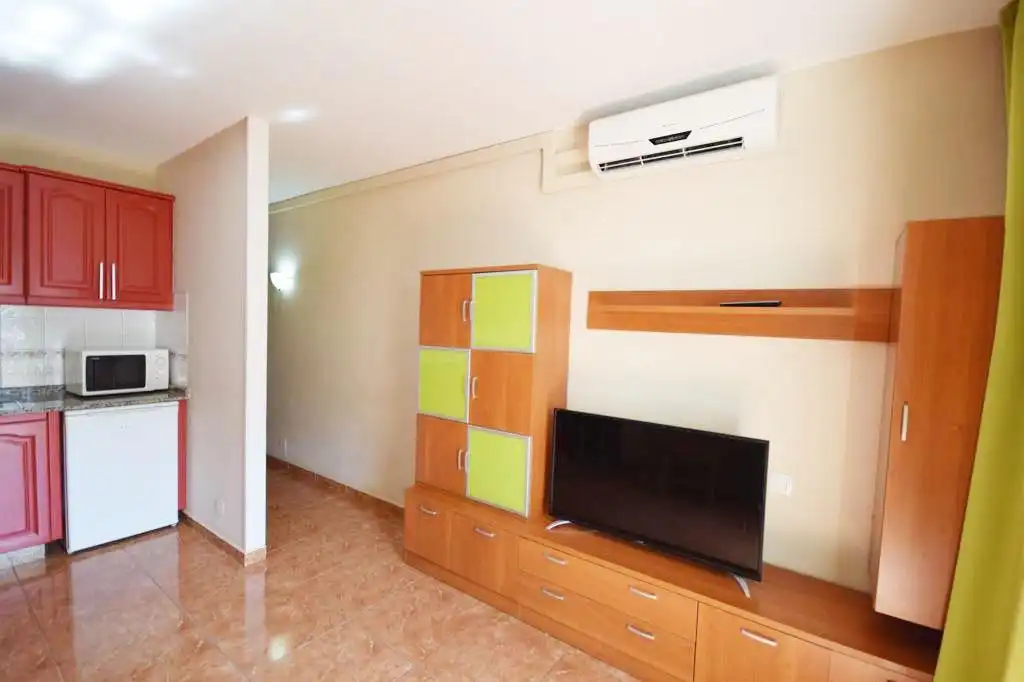 Sala de estar de Apartamento de alquiler en Mogán con Amueblado, Balcón y Piscina comunitaria