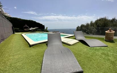 Swimming pool of House or chalet for sale in Algeciras  with Private garden, Terrace and Storage room