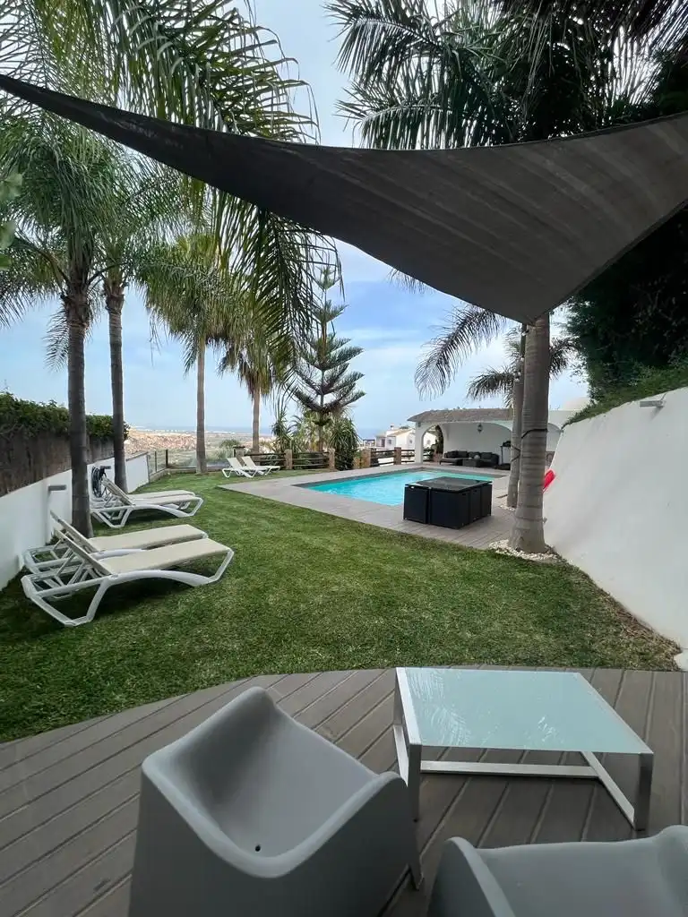 Terraza de Casa o chalet de alquiler en Salobreña con Aire acondicionado, Jardín privado y Parquet