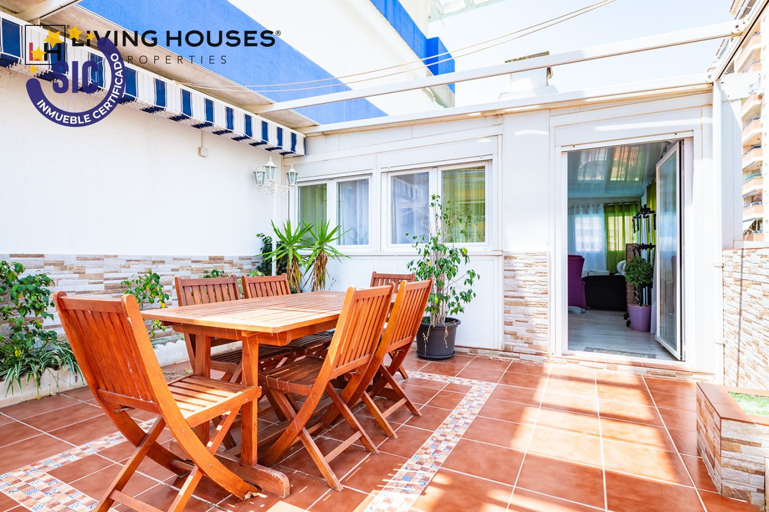 Terrace of Flat for sale in Oropesa del Mar / Orpesa  with Heating, Terrace and Swimming Pool