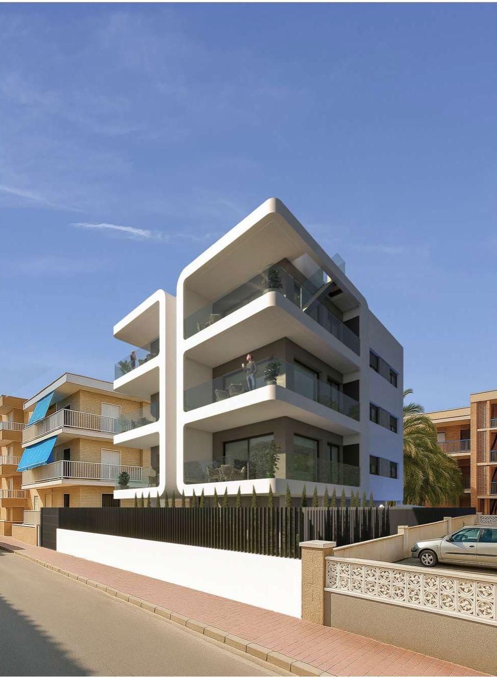 Vista exterior de Pis en venda en Santa Pola amb Balcó i Piscina comunitària