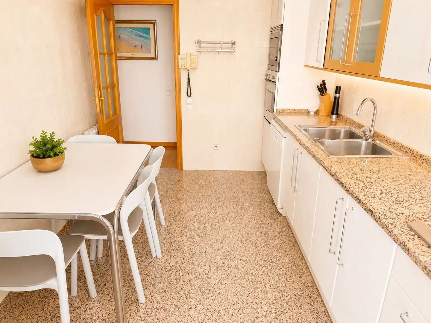 Cocina de Piso en venta en  Palma de Mallorca con Aire acondicionado, Terraza y Amueblado