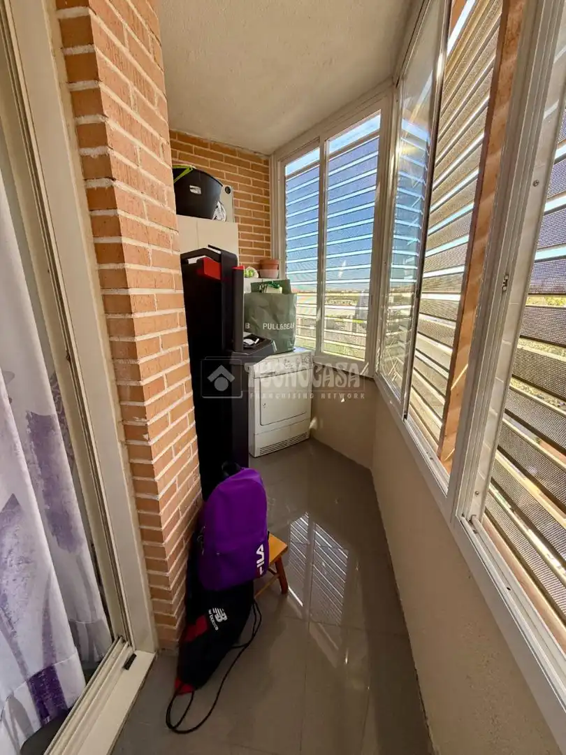 Balcony of Flat for sale in Madrid  with Air Conditioner and Heating