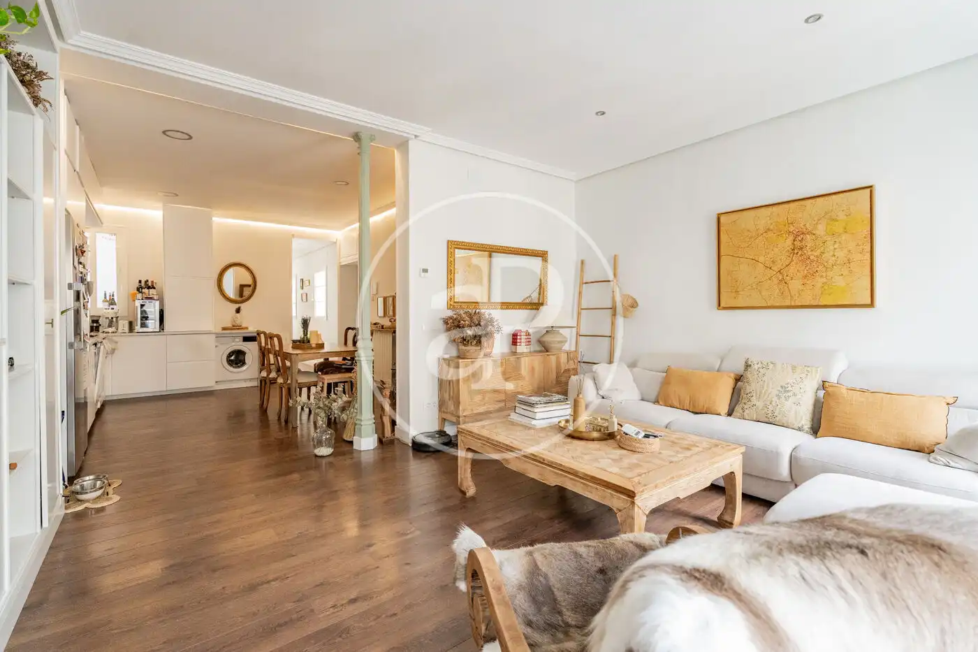 Sala de estar de Piso de alquiler en Madrid con Aire acondicionado y Calefacción