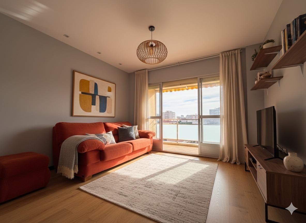 Living room of Flat for sale in Algeciras  with Terrace