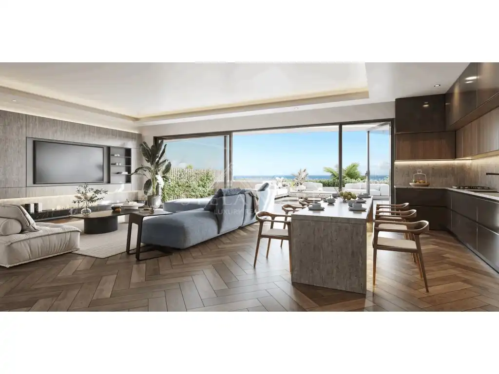 Sala d'estar de Apartament en venda en Nerja amb Aire condicionat, Terrassa i Forn
