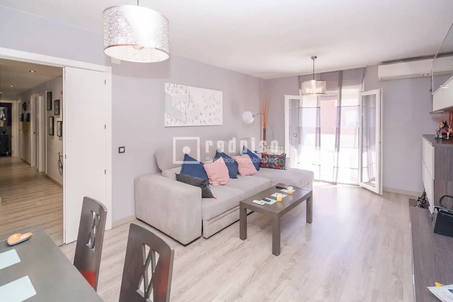 Sala de estar de Piso en venta en Humanes de Madrid con Aire acondicionado, Calefacción y Terraza