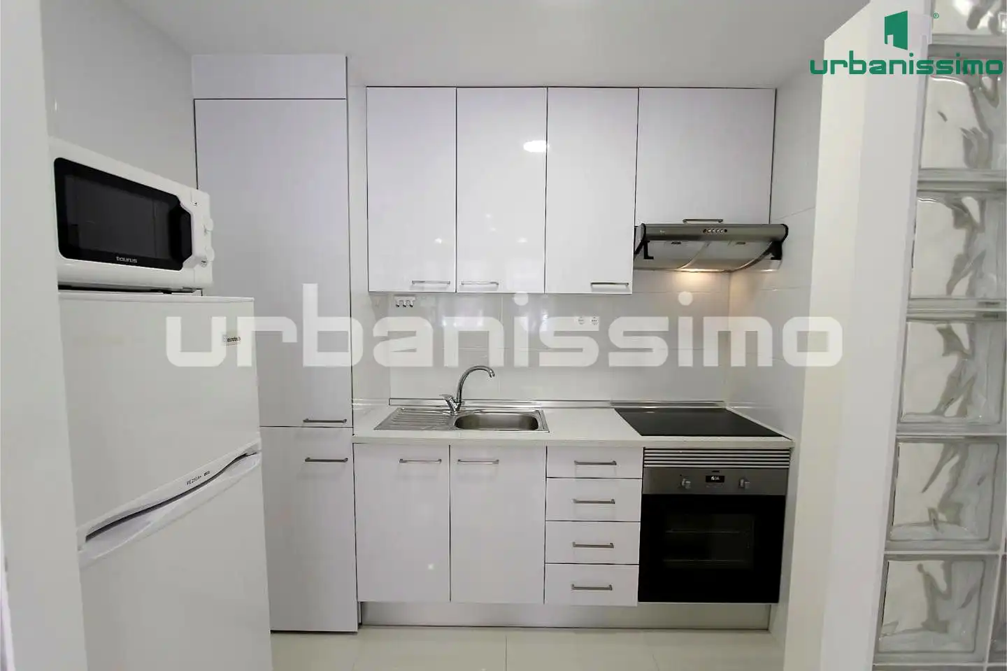 Kitchen of Apartments for rent in Madrid  with Air Conditioner, Heating and Furnished