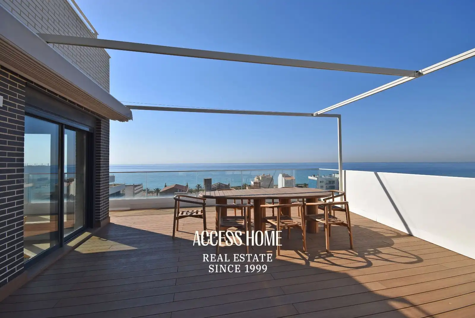 Terrasse von Dachboden zum Verkauf in Montgat mit Klimaanlage, Heizung und Terrasse