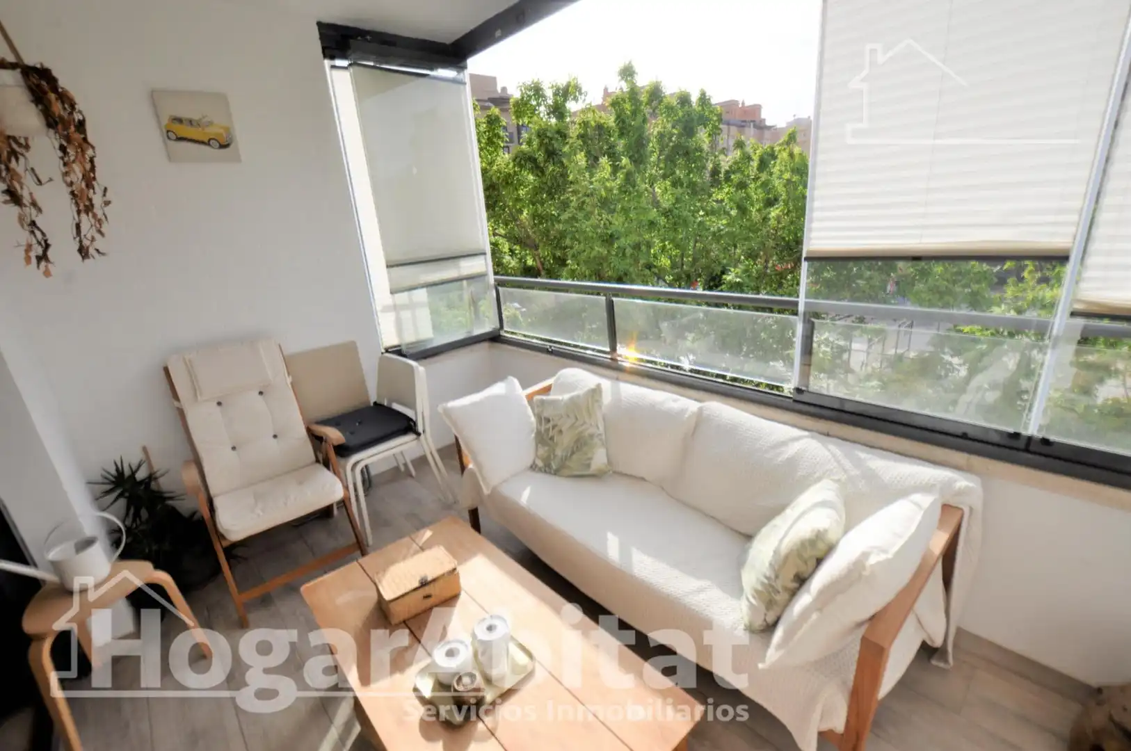 Balcony of Flat for sale in Valencia  with Air Conditioner, Terrace and Balcony