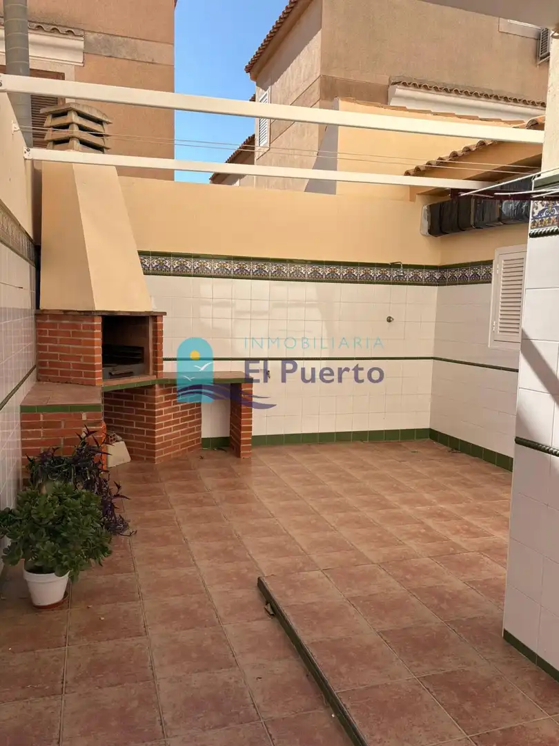 Cocina de Dúplex en venta en Mazarrón con Aire acondicionado, Terraza y Trastero