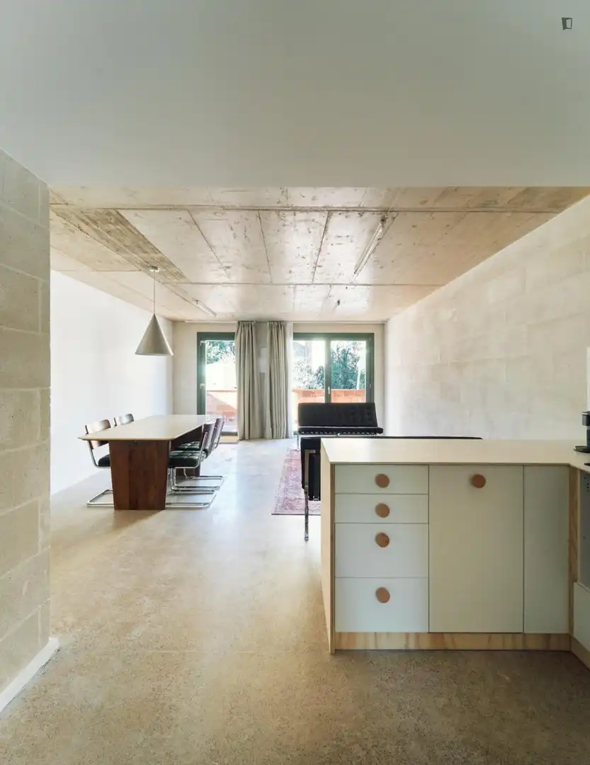Living room of Apartments for rent in Barcelona  with Air Conditioner, Heating and Furnished