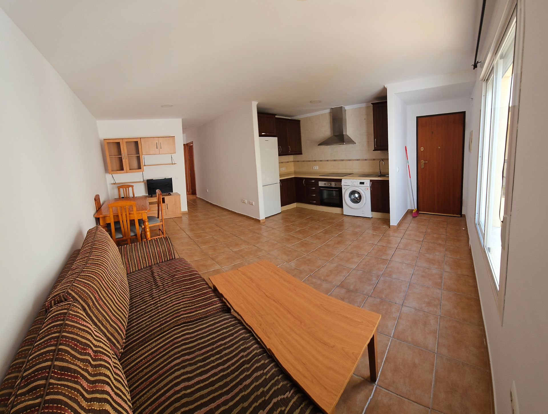 Sala de estar de Piso en venta en Chiclana de la Frontera con Calefacción, Terraza y Amueblado