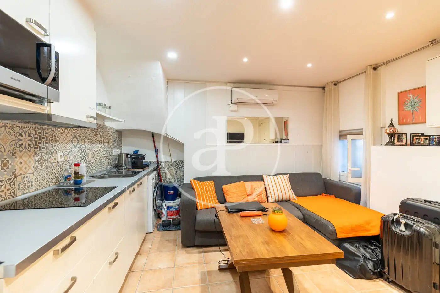 Küche von Wohnung zum Verkauf in  Barcelona Capital mit Klimaanlage und Heizung