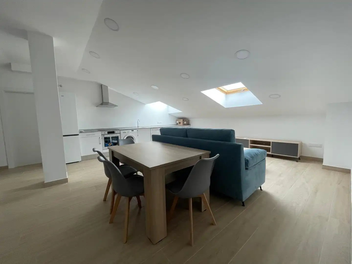 Kitchen of Attic for rent in Carbonero el Mayor  with Heating and Furnished