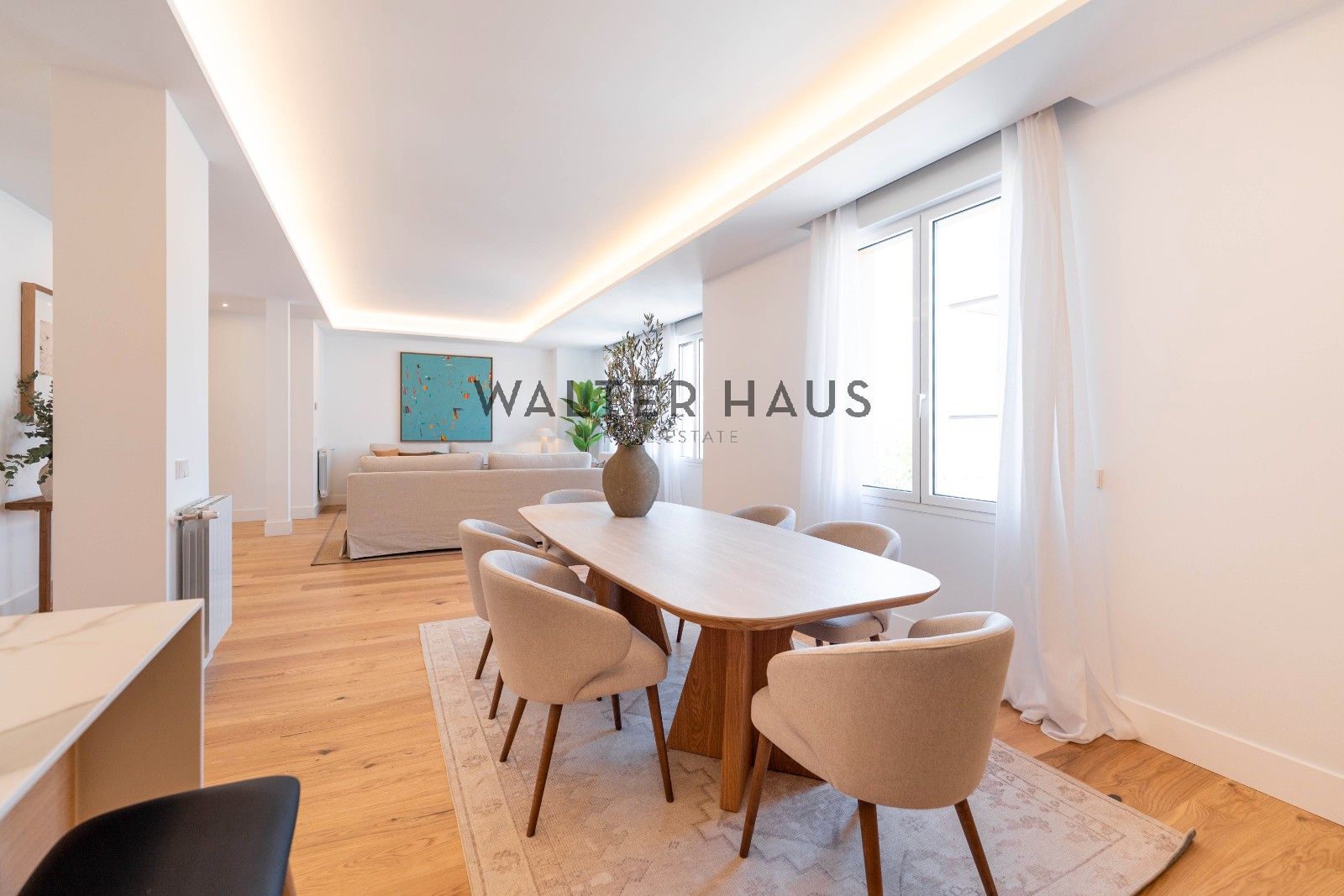 Dining room of Flat for sale in  Madrid Capital  with Air Conditioner, Heating and Furnished