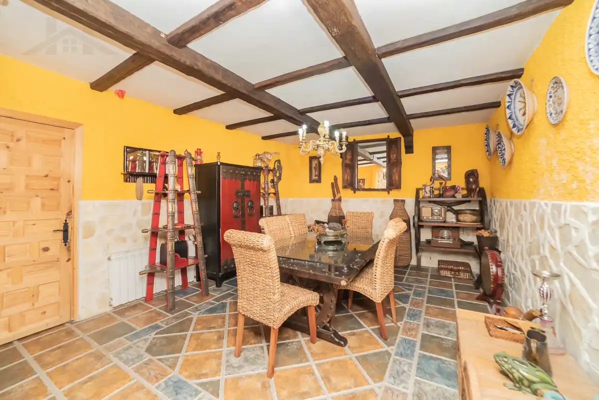 Dining room of Houses for sale in Arroyomolinos (Madrid)  with Air Conditioner, Heating and Private garden