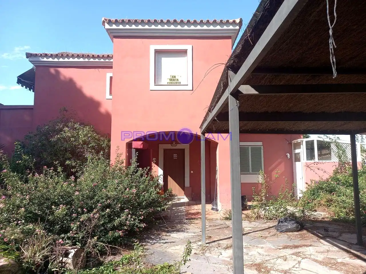Vista exterior de Casa o chalet en venta en Bollullos de la Mitación con Jardín privado y Piscina