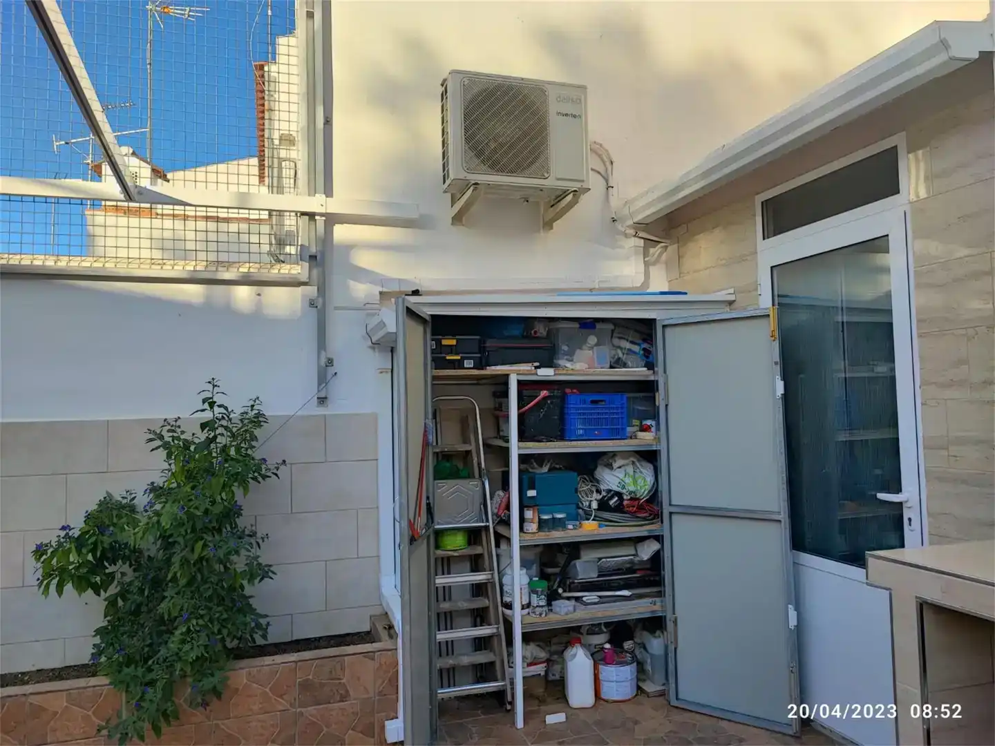Terraza de Casa adosada en venta en Castuera con Aire acondicionado, Amueblado y Horno