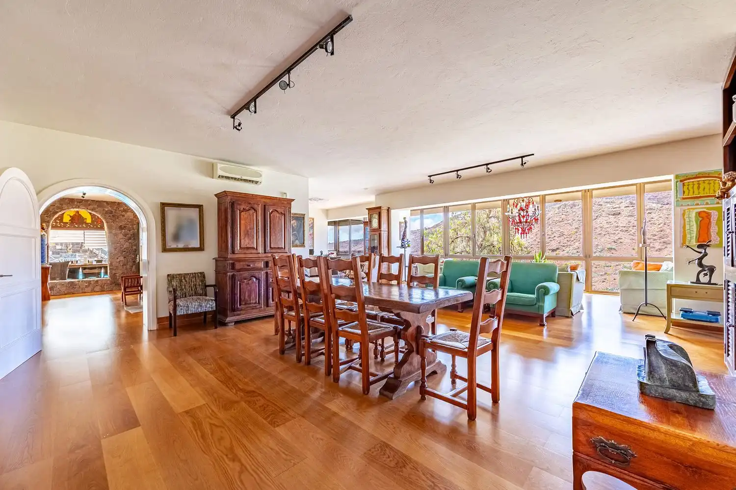Comedor de Casa o chalet en venta en Telde con Jardín privado, Terraza y Piscina
