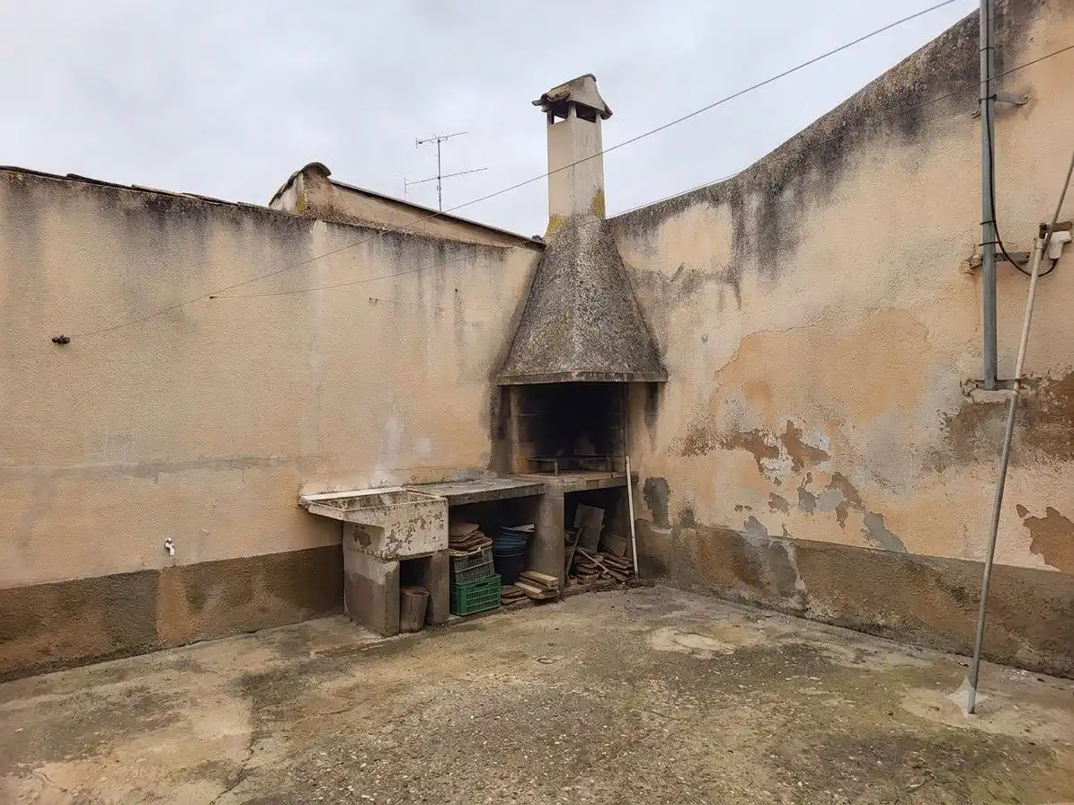 Cuina de Casa o xalet en venda en El Picazo   amb Calefacció, Terrassa i Moblat