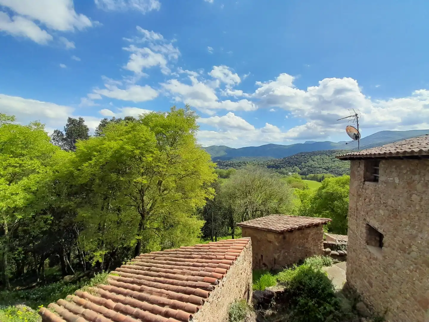 Terraza de Finca rústica en venta en La Vall de Bianya con Calefacción, Terraza y Trastero