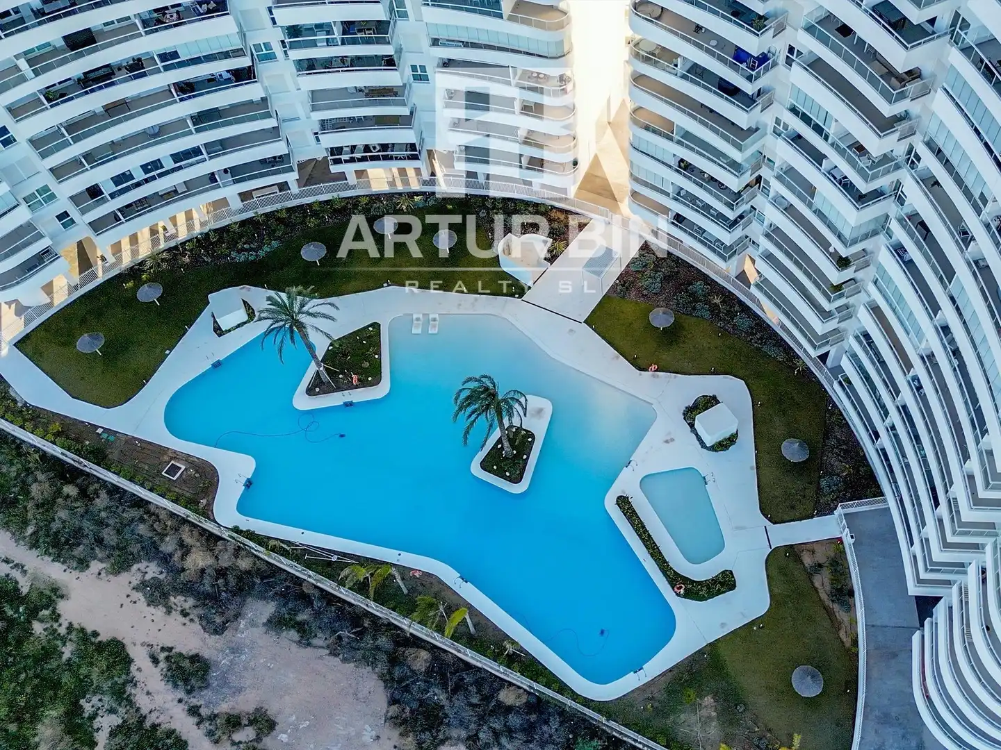 Swimming pool of Flat for rent in Canet d'En Berenguer  with Air Conditioner, Heating and Terrace