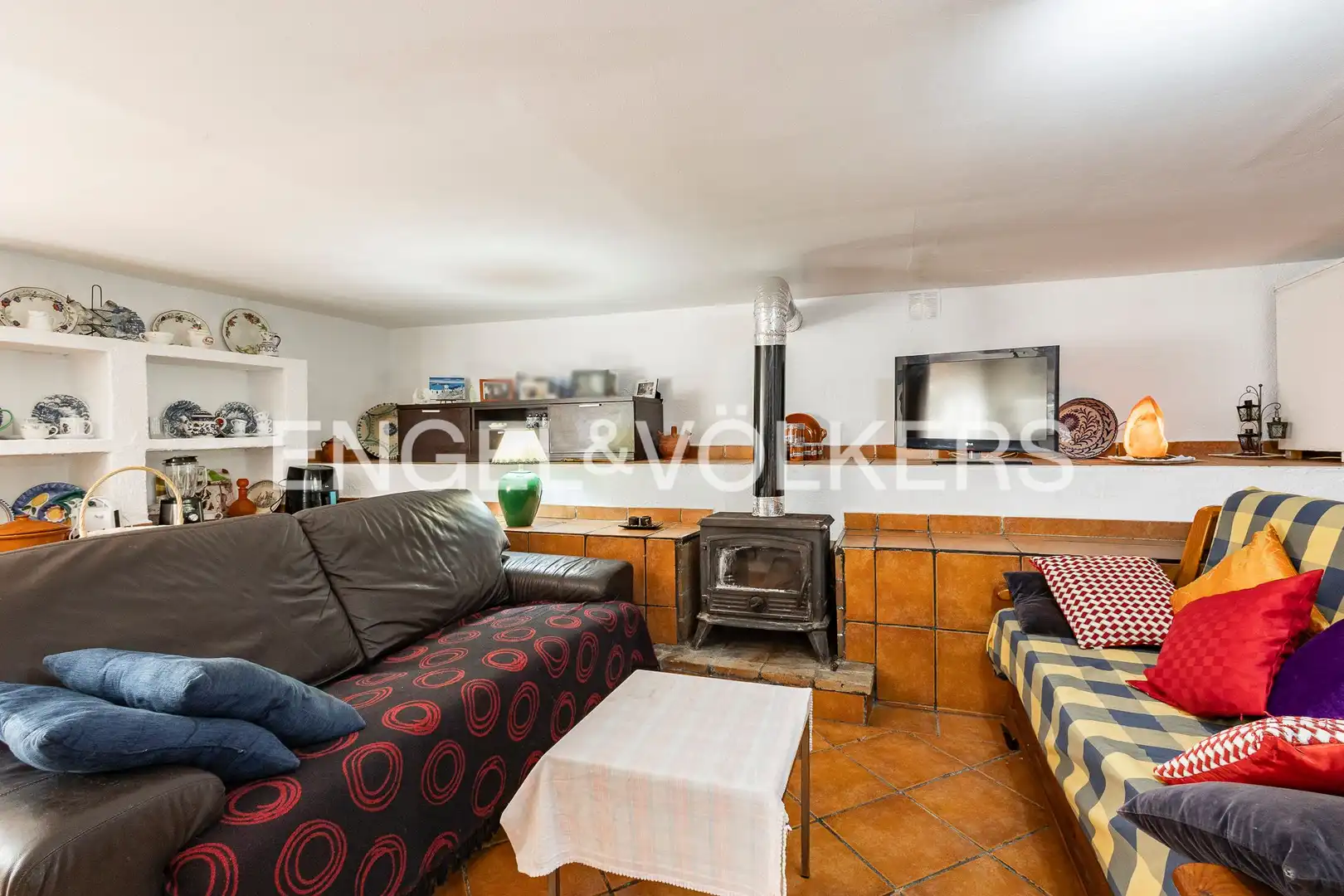 Sala d'estar de Casa o xalet en venda en El Vendrell amb Aire condicionat, Calefacció i Jardí privat