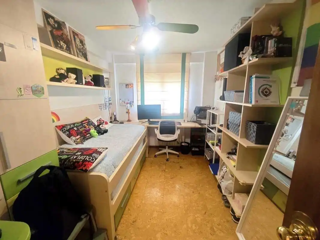 Bedroom of Flat for sale in Utebo  with Air Conditioner, Heating and Balcony