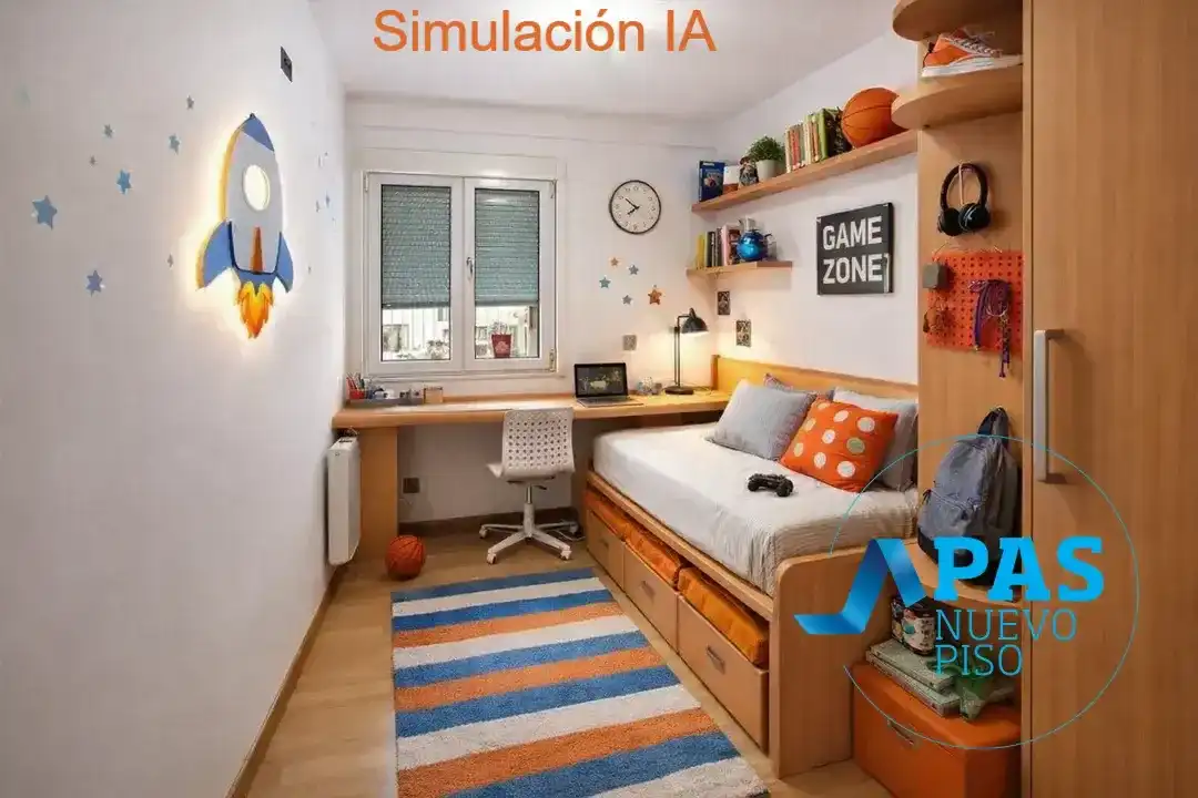 Schlafzimmer von Wohnung zum Verkauf in Santander mit Heizung und Terrasse