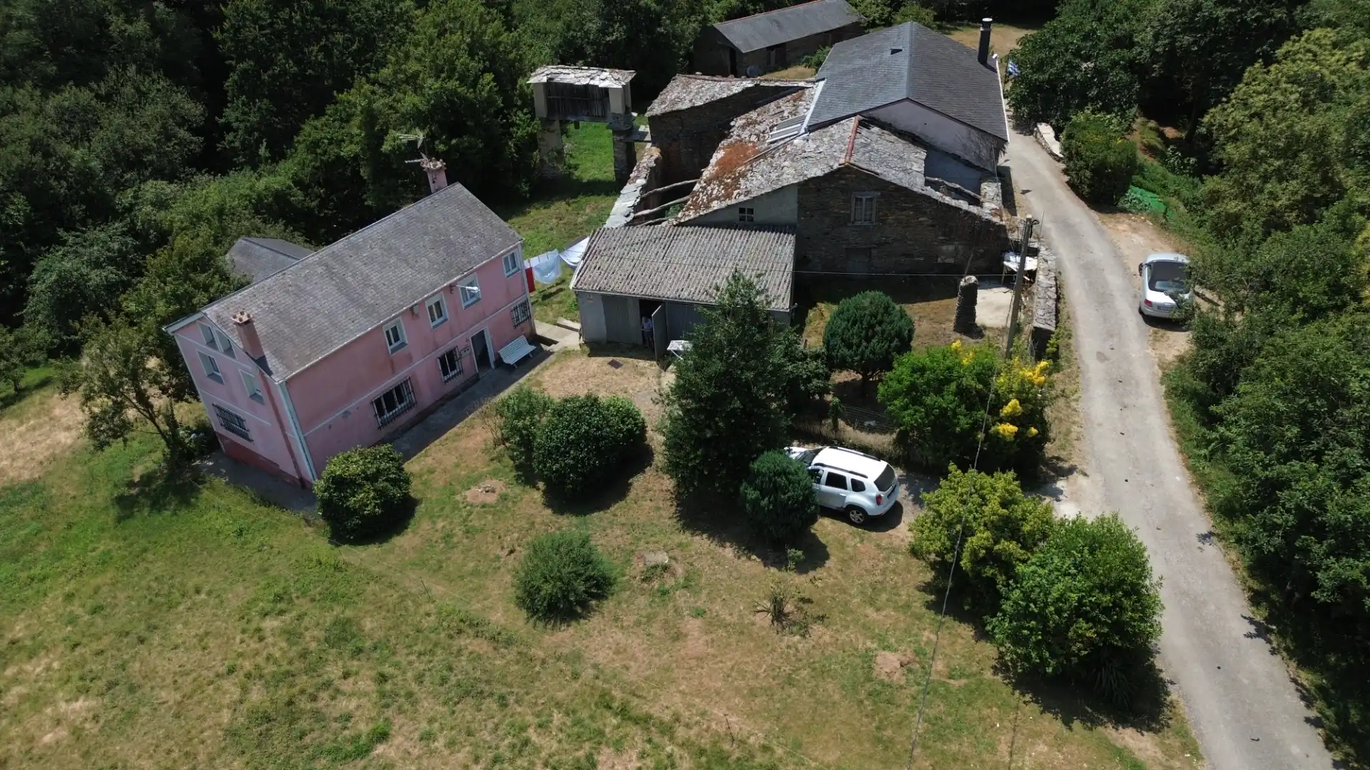 Country house zum Verkauf in Trabada mit Heizung, Privatgarten und Terrasse