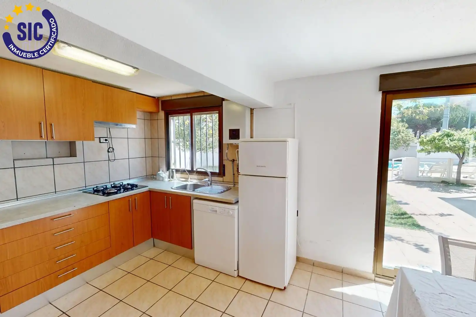 Cocina de Casa o chalet en venta en Benicasim / Benicàssim con Aire acondicionado, Jardín privado y Terraza