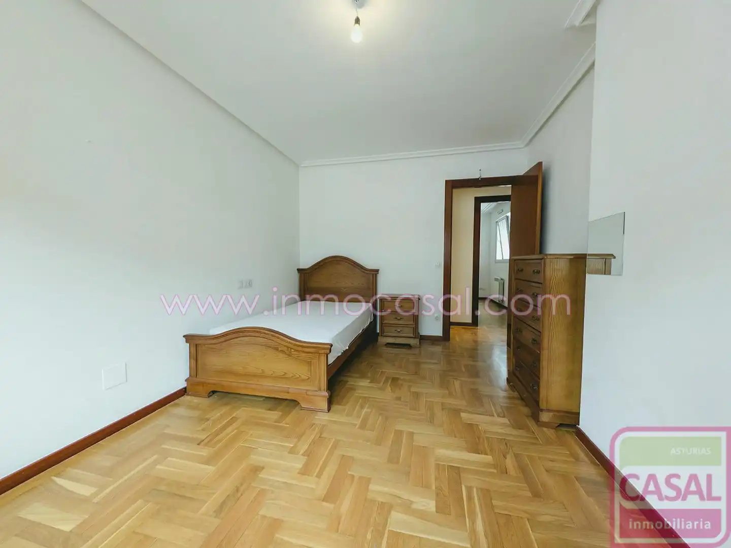 Bedroom of Flat for sale in Langreo  with Heating, Storage room and Furnished