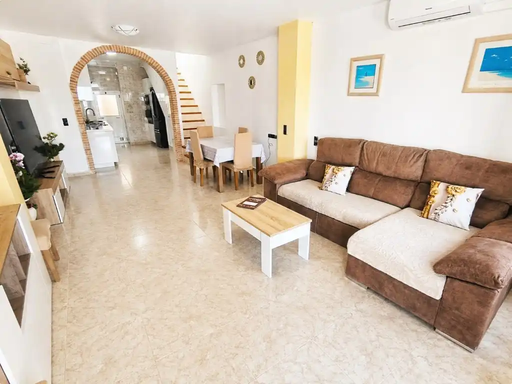 Sala de estar de Casa o chalet en venta en Vilallonga / Villalonga con Aire acondicionado, Terraza y Amueblado
