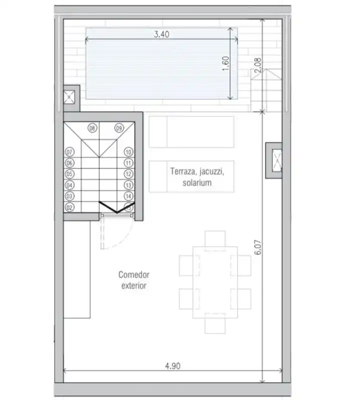 Casa aparellada amb terrassa en venda a Carrer dels Cirerers, imagen 16